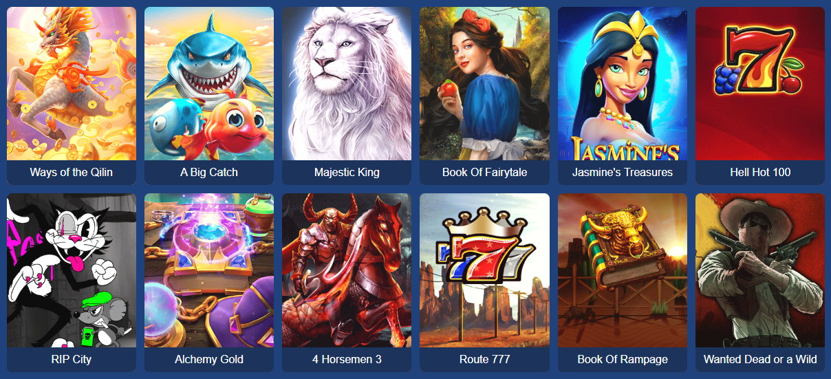 Auswahl beliebter Spielautomaten im Sonnenspiele Casino mit bunten Symbolen